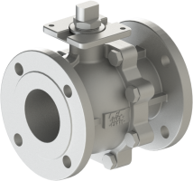 Non piggable ball valve without heating jacket